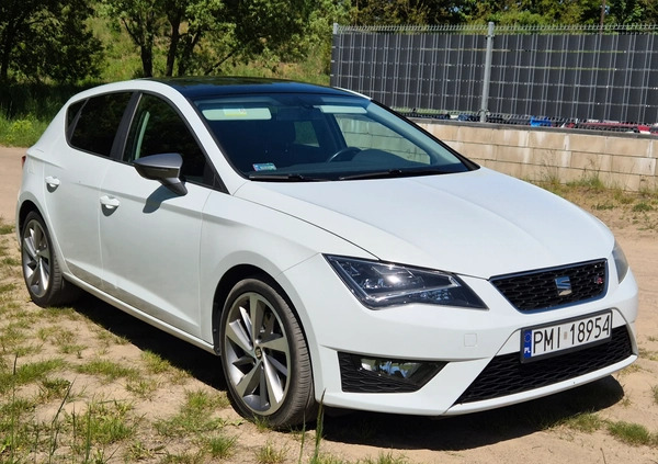 Seat Leon cena 38900 przebieg: 192200, rok produkcji 2013 z Międzychód małe 191